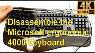 How to disassemble a Microsoft Ergonomic keyboard fix water damage [upl. by Frost245]