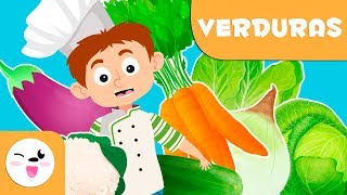 Aprende las verduras  Vocabulario para niños [upl. by Dougal]