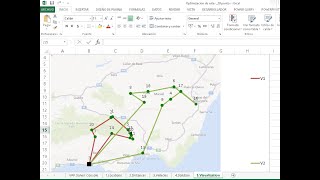 🚙🚌🚒Optimizacion de rutas desde Excel VRP Spreadsheet Solver🚛🏍⤴️ [upl. by Noraha427]