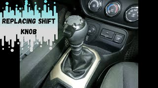 2016 Jeep Renegade Replacing Shift Knob [upl. by Pedrotti745]