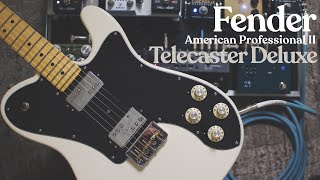 Fender American Professional II Telecaster Deluxe  ReviewDemo [upl. by Ecart]