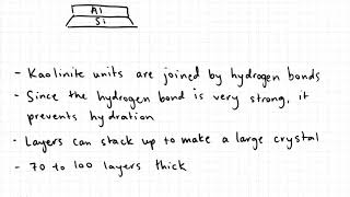 33 Kaolinite Montmorillonite Illite [upl. by Genia]