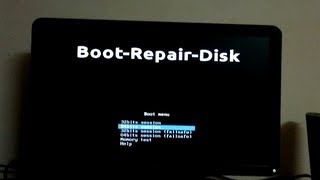 Boot repair disk [upl. by Novaat]