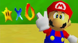 Mario 64 Complete game with 0 Stars SM64 Glitches [upl. by Lrak]