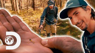 Parker Learns How to Prospect for Gold Aussie Style  Gold Rush Parker’s Trail [upl. by Aisek]