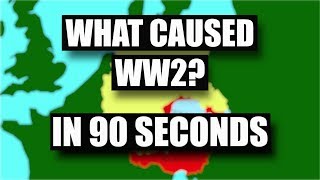 What Caused World War Two in 90 Seconds [upl. by Ahsima10]