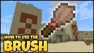 How To Use The BRUSH In MINECRAFT [upl. by Nauwaj]