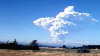 Footage of the 1980 Mount St Helens Eruption [upl. by Hteboj]