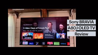 Sony BRAVIA A80J 4K OLED TV Review [upl. by Dulcie]