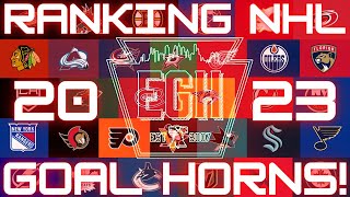 NHL Goal Horn Rankings 2023 [upl. by Evey]