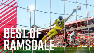 INCREDIBLE SAVES 🧤 Aaron Ramsdales best saves so far [upl. by Eedna706]