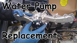 Toyota Avalon  Camry  ES350 V6 2GRFE Water Pump Replacement [upl. by Serolod]