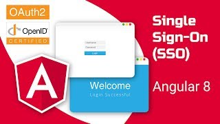 Creating a SingleSignOn Angular Application  OAuth2 and OIDC [upl. by Neysa]