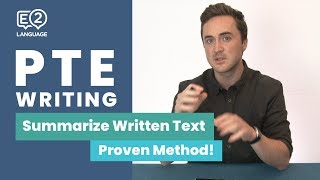 PTE Writing Summarize Written Text  Learn the Proven Method [upl. by Karrah364]