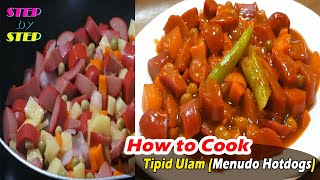 Tipid Ulam Menudo Hotdogs [upl. by Zetrac843]