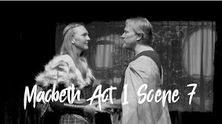 Macbeth Act 1 Scene 7  Lady Macbeth persuades Macbeth [upl. by Ajat462]