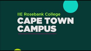 IIE Rosebank College Cape Town Campus Tour [upl. by Aleb262]