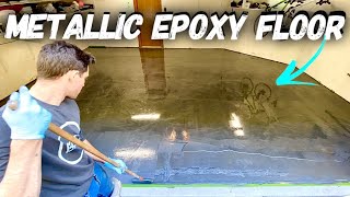 EPOXY GARAGE FLOOR  DIY Epoxy Flooring Tutorial [upl. by Isherwood779]