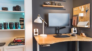 Home Office and Dream Desk Tour — A Photographer’s Workspace [upl. by Rellia]