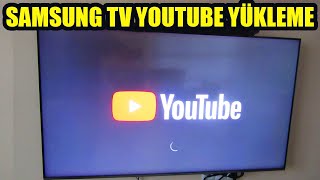 SAMSUNG TV YOUTUBE YÜKLEME ÇOK KOLAY [upl. by Corty]