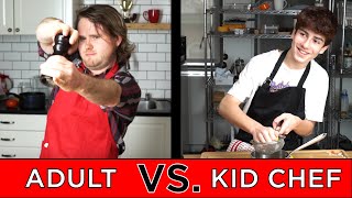 Kid Professional Chef Vs Adult Chef [upl. by Suoivart]