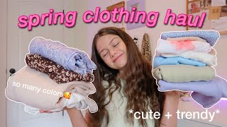 HUGE springsummer try on haul 2021 [upl. by Nilorac874]