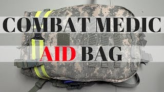 Combat Medic 68W Medical Bag Overview [upl. by Jobina342]