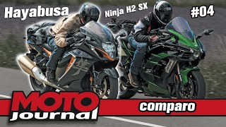 COMPARO4  Suzuki Hayabusa 1300 Kawasaki Ninja H2 SX SE 1000 [upl. by Bevers]