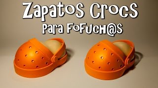 ZAPATOS CROCS SUECOS PARA FOFUCHS  GOMA EVA [upl. by Davison]