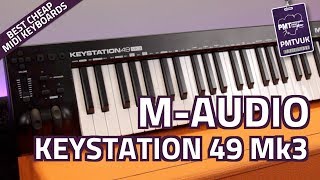 MAudio Keystation 49 Mk3 USB MIDI Controller Keyboard  Review amp Demo [upl. by Aneba]