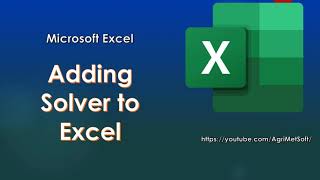 Adding Solver to Excel  Solver Excel Addin [upl. by Dripps301]