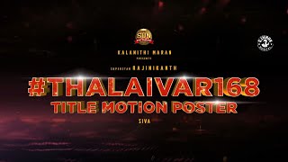 Annaatthe  Title Motion Poster  Superstar Rajinikanth  Sun Pictures  Siva [upl. by Callery265]