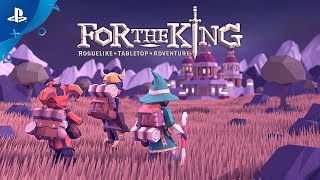 For The King  Launch Trailer  PS4 [upl. by Treblihp131]