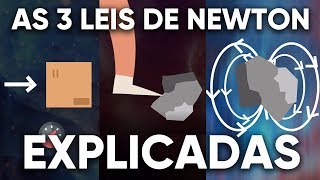 As 3 Leis de Newton EXPLICADAS [upl. by Renferd]