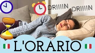 Come dire lORARIO in italiano che ora è che ore sono  How to Tell TIME in ITALIAN ⏰ ⌚️ 🕰 [upl. by Stasny]