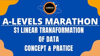 A LEVELS S1 LINEAR TRANAFORMATION OF DATA CONCEPT amp PRATICE [upl. by Mosra]