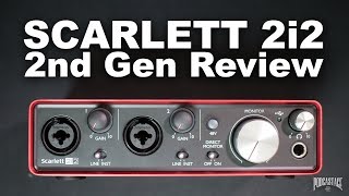 Focusrite Scarlett 2i2 2nd Gen USB Audio Interface Review  Explained [upl. by Maryjane]