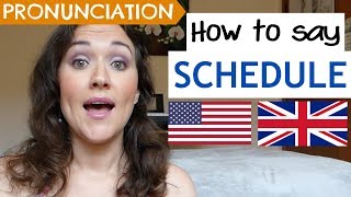 How to Pronounce SCHEDULE US UK amp Australian pronunciation [upl. by Illona]