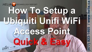 How To Setup and Configure UBNT Ubiquiti Unifi Wifi Access Points [upl. by Llertal]