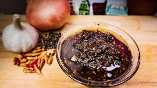 GARLIC CHILI SAUCE  QUICK AND EASY HOMEMADE CHILI GARLIC OIL [upl. by Marita]