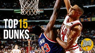 Top 15 Most Memorable NBA Dunks of AllTime  The Jump [upl. by Schear660]