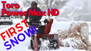 Toro Power Max HD 828 OAE Initial Review [upl. by Lav169]