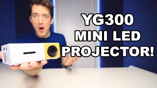 YG300 LED PROJECTOR REVIEW [upl. by Hogle]