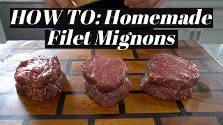 How To Cut Your Own Steaks From a Beef Tenderloin by GRILLING BY DAD [upl. by Eseeryt179]