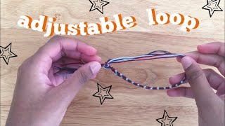 ADJUSTABLE BRACELET TUTORIAL [upl. by Norym]