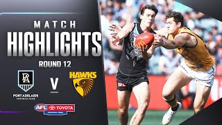 Port Adelaide v Hawthorn Highlights  Round 12 2023  AFL [upl. by Llemhar]