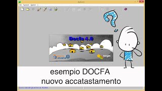 esempio DOCFA  nuovo accatastamento di due unità immobiliari [upl. by Eliason]