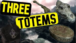 How To Get ALL Three Werewolf Totems  TES V Skyrim [upl. by Charita]