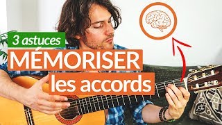 MÉMORISER LES ACCORDS quand on débute en guitare  3 conseils [upl. by Otrepur]