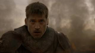 Jaime Lannister charges at Daenerys  Dothraki vs Lannister Army Season 7 [upl. by Copland]